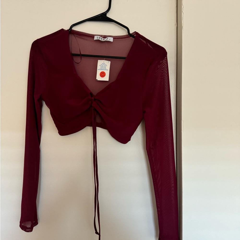 NEW Cropped red top